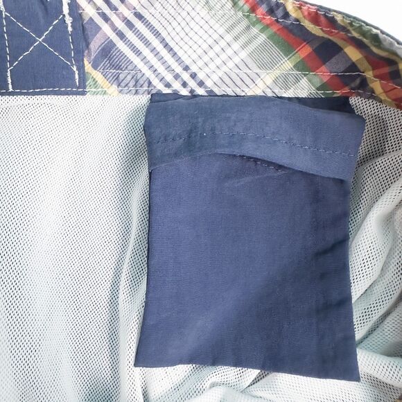 Polo Ralph Lauren Cargo Swim Trunks Mens XL Navy Blue Drawstring Mesh Lined Pony - Picture 14 of 16